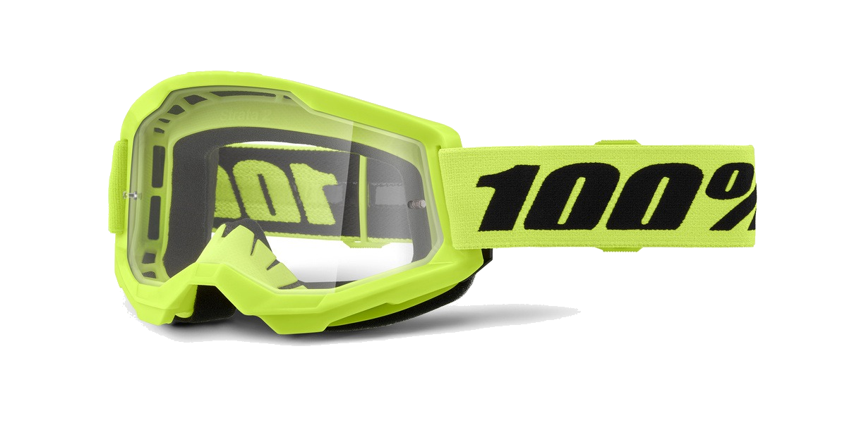 100% MX-okuliare STRATA 2 Flo Yellow