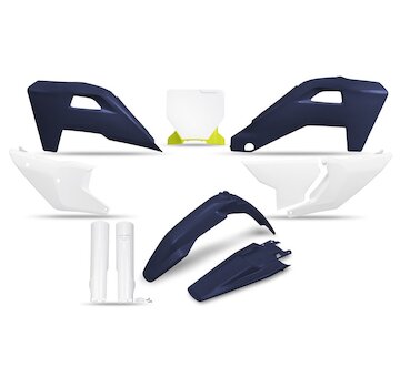 UFO Kompletný plastový KIT Husqvarna TC125/150/250/300 FC250/350/450 TX300 FX350/450 25-26 čierna