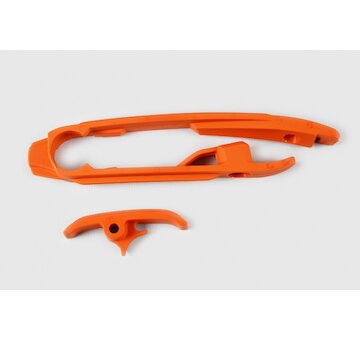 UFO Vodítko reťaze predné KTM/Husqvarna/GasGas 125 150 250 300 350 450 2014-2023 oranžová