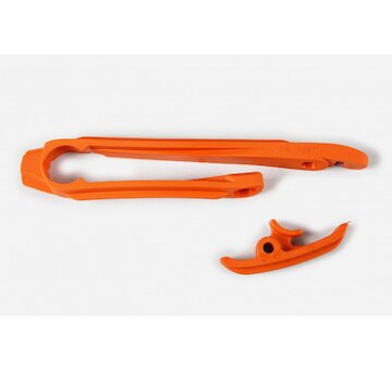 UFO Vodítko reťaze predné KTM EXC/EXC-F 200 250 300 350 450 500 2012-2023 oranžová