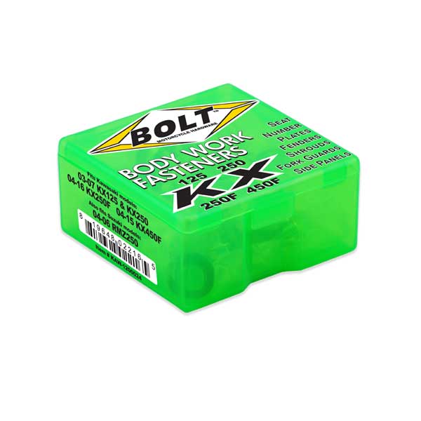 Bolt kompletná sada skrutiek do plastov Kawasaki KX 125/250 2003-2007, KX 250F/450F