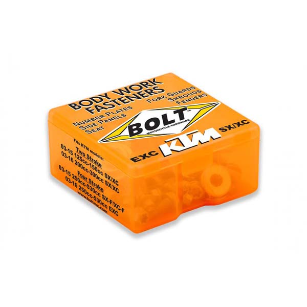 Bolt kompletná sada skrutiek do plastov KTM