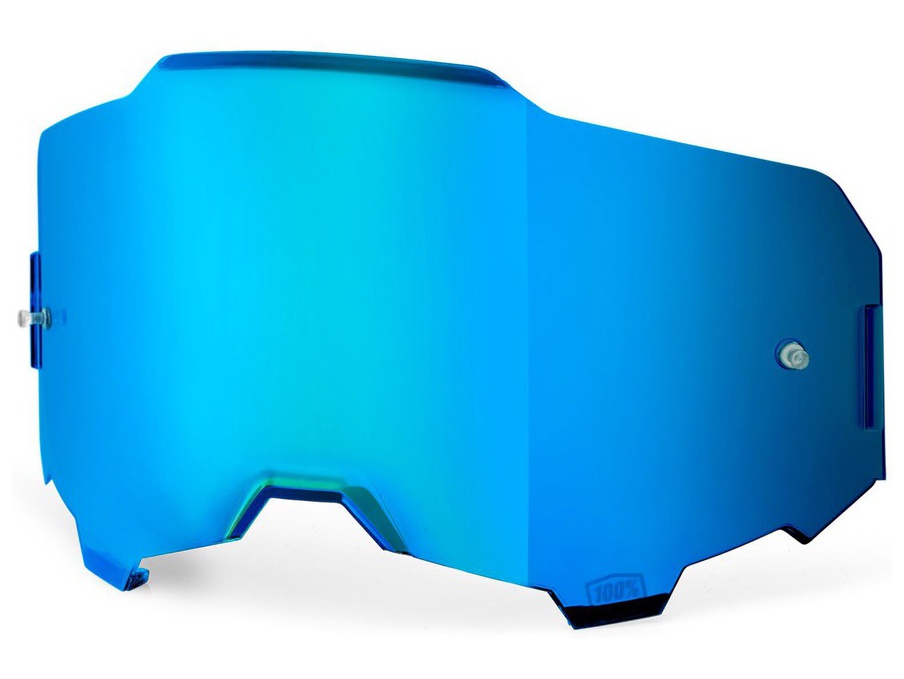 Sklo do okuliarov 100% ARMEGA, ARMATIC    modré chrómové- Anti-fog