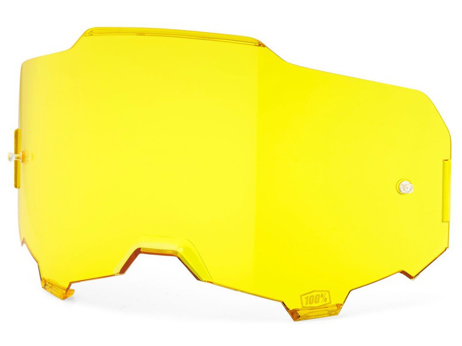 Sklo do okuliarov 100% ARMEGA,AIRMATIC           žlté - Anti-fog