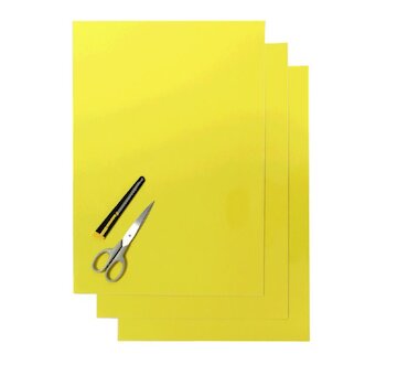 BLACKBIRD Hrubá folia 3 ks žltá