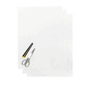 BLACKBIRD Hrubá folia 3 ks biela