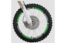 BLACKBIRD polepy na ráfiky kolesa   zelené