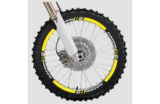 BLACKBIRD polepy na ráfiky kolesa   žlté