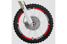 BLACKBIRD polepy na ráfiky kolesa   červené