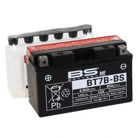 Bezúdržbový motocyklový akumulátor BS-BATTERY BT7B-BS