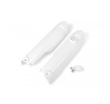 UFO Kryty predných tlmičov KTM SX85 18-26 GasGas MC85 21-26 biela