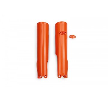 UFO Kryty predných tlmičov GasGas/KTM/Husqvarna 125 150 250 300 350 450 500 2023-2026 oranžová