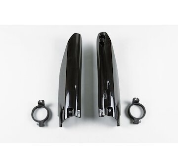 UFO Kryty predných tlmičov Suzuki RM 125/250 1999-2003 čierna