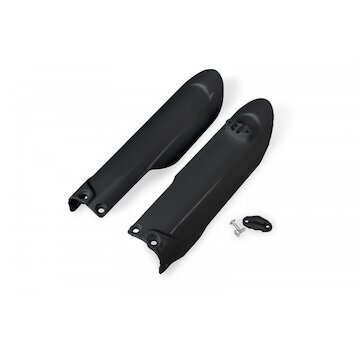 UFO Kryty predných tlmičov KTM SX85 18-26 GasGas MC85 21-26 Husqvarna TC85 18-26 čierna