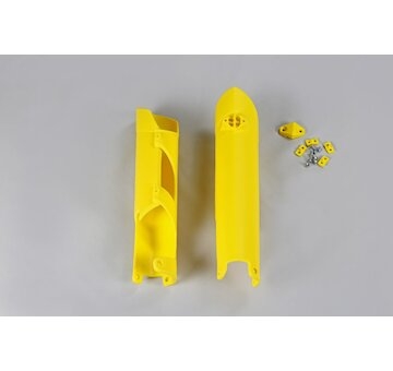 UFO Kryty predných tlmičov Husq. TC125/250/300/310 FC250/350/450 14, TE-TX125/250/300 TE300, FE250/350/450/501 14-15, žltá