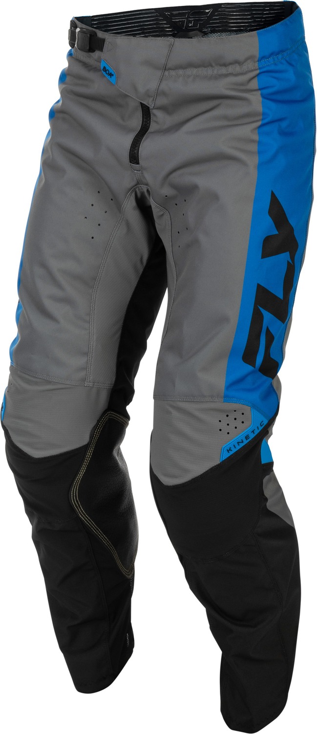 FLY Racing MX-nohavice KINETIC 2026 Blue Grey Black