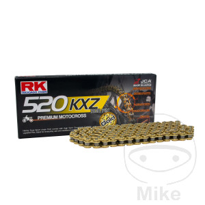RK 520 G&B520KXZ bezókružková MX retaz zlatá
