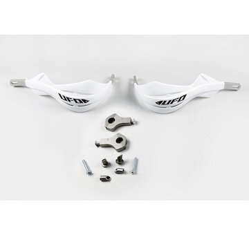 UFO Chrániče páčok ALU s hliníkovou výstuhou + montážna sada 28mm biele