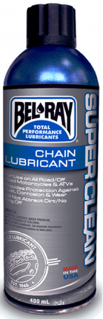 Bel-Ray Super Clean Chain Lube (400ml Sprej)