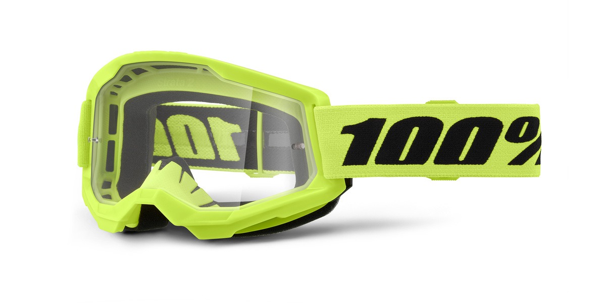 100% MX-okuliare STRATA 2 Flo Yellow